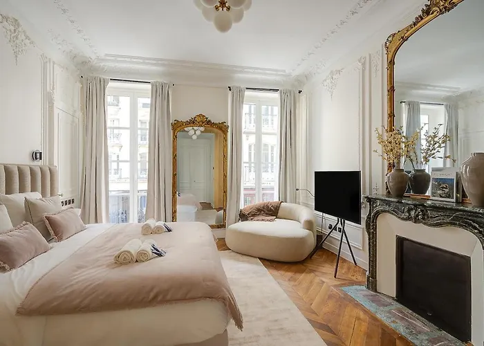 아파트 3-bedroom Luxurious Family Flat - Vendome- With Ac 파리